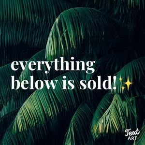 everything below this post is sold 💕